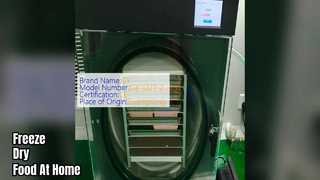 家庭用凍結乾燥機 エネルギー効率よく食品を保存