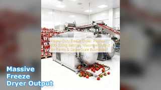 工業用凍結乾燥機 100kgバッチ