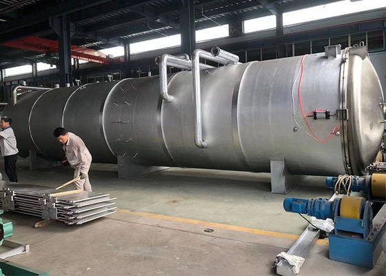 空気冷却真空食品乾燥機 100kg/Lot  冷蔵システム