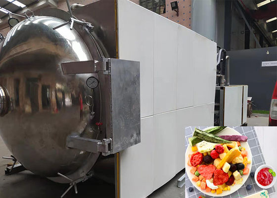 OEM ODM 食品真空冷凍乾燥機 PLC制御 500kg/ラット