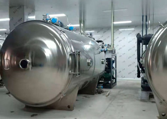 200kg/Lot 工業用冷凍乾燥果物機 電気暖房