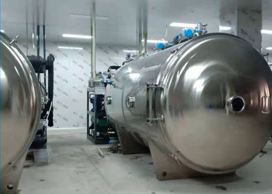 電気暖房真空冷凍乾燥機 100kg/ラット