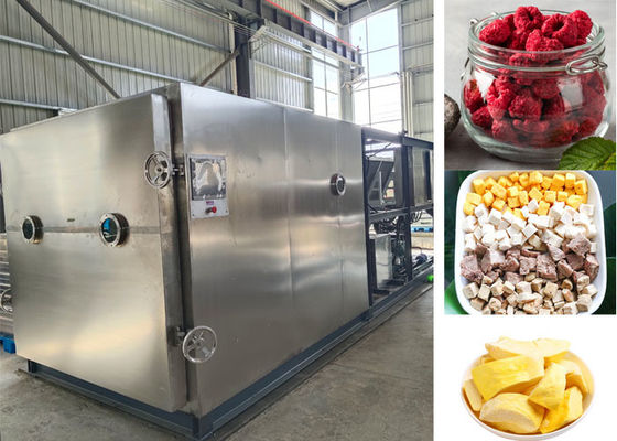 大型食品 ミルク 真空冷凍 乾燥果物 100kg / バッチのマシン