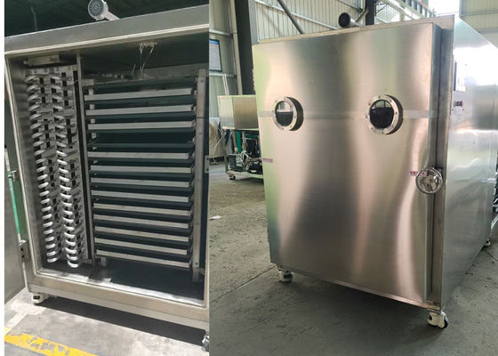 電気暖房方法 65KWの設置電力とPLC制御システムを持つ食品真空冷凍乾燥機