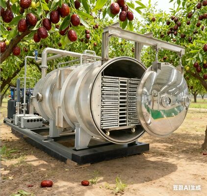 工業用100kg冷凍乾燥機:高効率,低運用コスト.大量肉,海産物,材料に最適