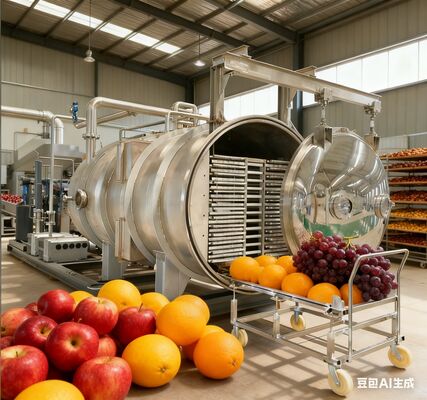 工業用200kg冷凍乾燥機: 卸売食品と医薬品生産のための高容量,商業用品