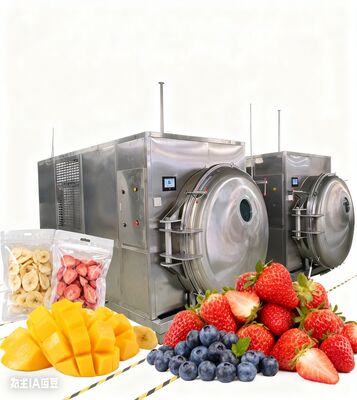 大型冷凍機: 大量保存のための自動化され,エネルギー効率の高い産業用冷凍乾燥機