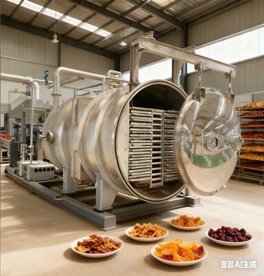 大規模保存ソリューション:高品質のハーブ,シーフード,バイオテクノロジー製品のための100~200KGの冷凍乾燥機