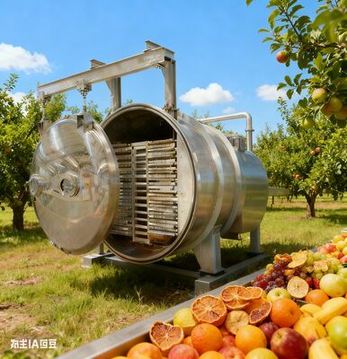 費用を削減して生産量を拡大します! 食料冷凍乾燥機 大規模 省エネデザイン 乾燥サイクルが速く 保守費も少ない