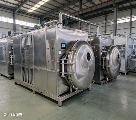 生産規模拡大、利益最大化！ | 高度PLC制御、CIP殺菌システム、24時間連続ヘビーデューティー稼働を備えた200KG産業用凍結乾燥機