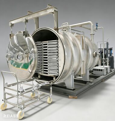 製薬と大量食品加工用に 製造された 商業用冷凍機 150kg / バッチ ステンレスチェンバー 精密温度制御 省エネ技術