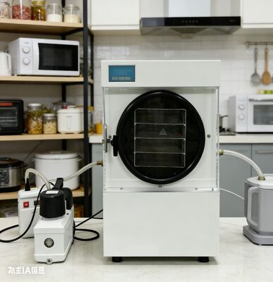 脱水するだけじゃない—フリーズドライ！小型家電、大きな成果：食品の元の形と食感を保ちながら、25年間の非常食を保存。