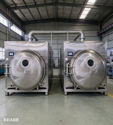 商業キッチンにハーベストライトテクノロジーを導入：プレミアムコーヒー、シーフード、調理済み食品の風味と栄養をスケールで最大限に引き出す100～200kgの産業用凍結乾燥機。