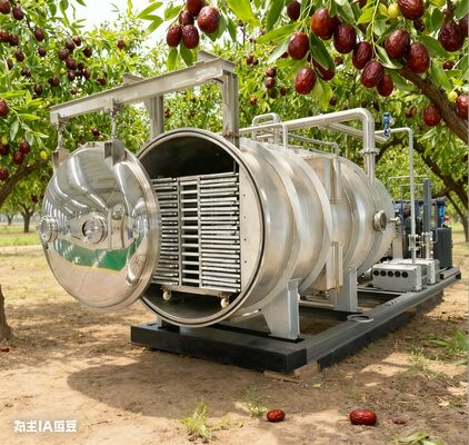 質を損なうことなくスケールアップします.重量100-200KGの冷凍乾燥機は,高量の生産のために設計されています.