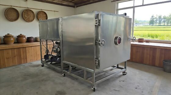 一貫した結果を得るための電気加熱システムとまたはLeybold冷凍ユニットを備えた304ステンレス鋼製工業用凍結乾燥機