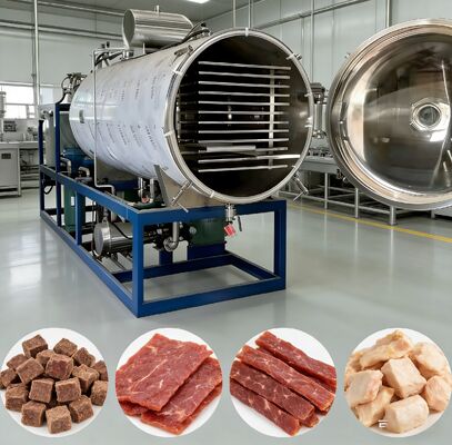 1000kgバッチ 工業用凍結乾燥機 電気加熱システム 定格電力200KW 医薬品、食品、化学品の凍結乾燥プロセスに最適
