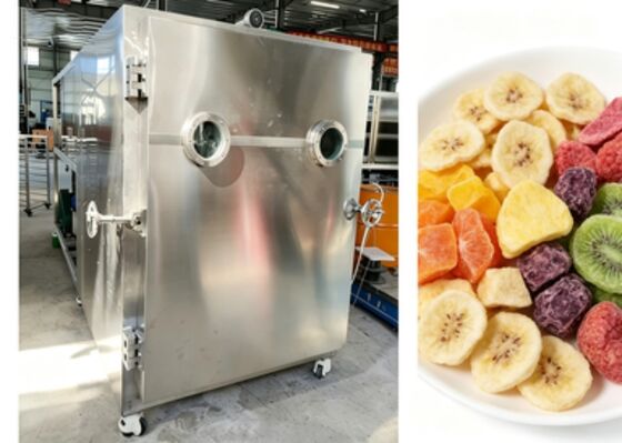 バオシまたはビッツァール真空ポンプ 食品真空冷凍乾燥機 100kg 批量容量 PLC制御システム 食品保存設備