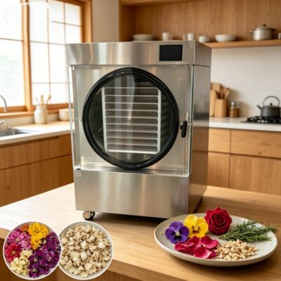 中型家庭用冷凍乾燥機 電気暖房とダンフォスコンプレッサー冷却システム