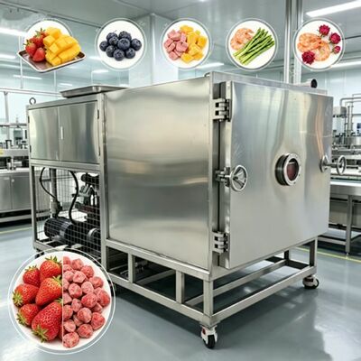 13 層またはカスタマイズ 野菜冷凍乾燥機 真空制限 13Pa 容量 1600Kg 工業食品加工に適しています