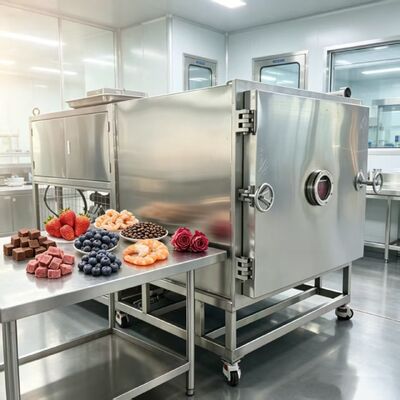 総サイズ 3800 1700 2000 mm 野菜冷凍乾燥機 100Kgのバッチ容量と空気冷却システム