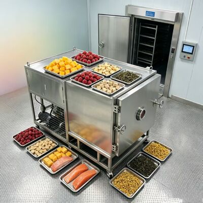 10KwH 電力消費 野菜の冷凍乾燥機 2段階回転バンの真空ポンプを含む 野菜の乾燥のために設計