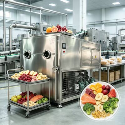 304 ステンレス鋼のトレイ材料野菜凍結乾燥機電気加熱と食品の保存を確保するシリコンを利用して