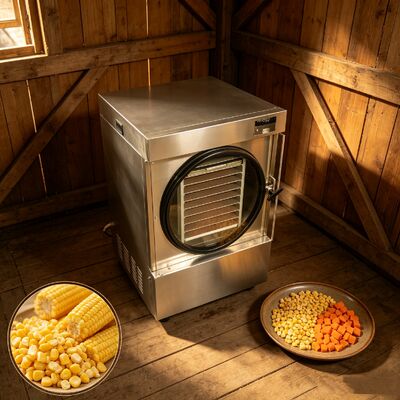 2段階のバオシ真空ポンプ 家庭用冷凍乾燥機 20〜25kg容量 SUS304ステンレス鋼製 食品保管に最適