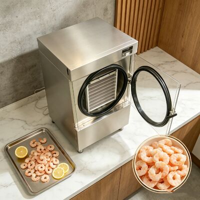SUS304 Stainless Steel Home Freeze Dryer Including LCD Display Voltage 220V 1PH 50 60HZ Designed for Safe and Freeze Drying at Home