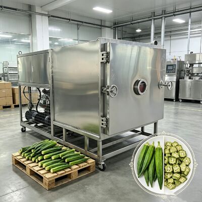 凍結乾燥時間 18〜22時間 バッチ 野菜の凍結乾燥機 2段階のロータリーフレーズ真空ポンプを含む 野菜の保存に最適