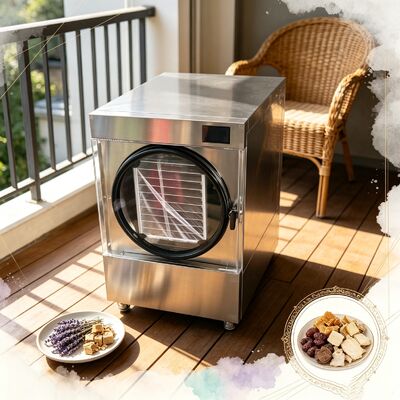 3600Wの家庭用冷凍乾燥機 容量20~25kg 寸法1100~1000~1180mm 家庭用・小規模食品加工に最適