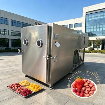 100Kgのバッチ 野菜冷凍乾燥機 温度範囲マイナス50プラス50度Cと 2段階のローータリーバネ真空ポンプ