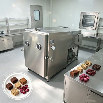 チャンバーサイズ 1800 1700 1300mm 野菜凍結乾燥機 304 ステンレス鋼トレイ素材と 100Kg バッチ容量を備えた商業用