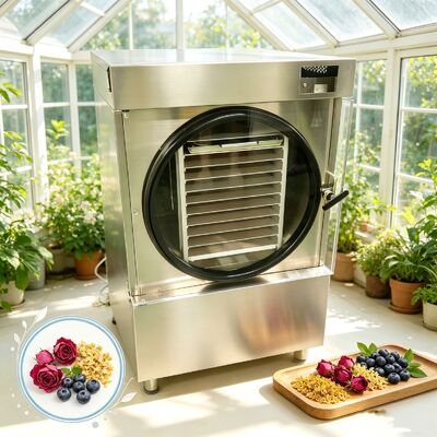 インテリジェントシステム リモコン 家庭用冷凍乾燥機 SUS304 ステンレス鋼 215kg 容量 様々な食品に適しています