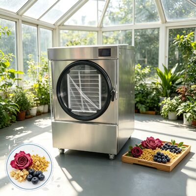 家庭での食品と栄養価の保存に最適な冷凍システム Danfoss コンプレッサーを利用した 3600W 家庭用凍結乾燥機